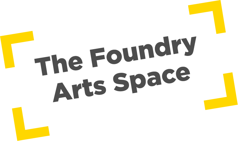 The Foundry Arts Space Logo Black angle